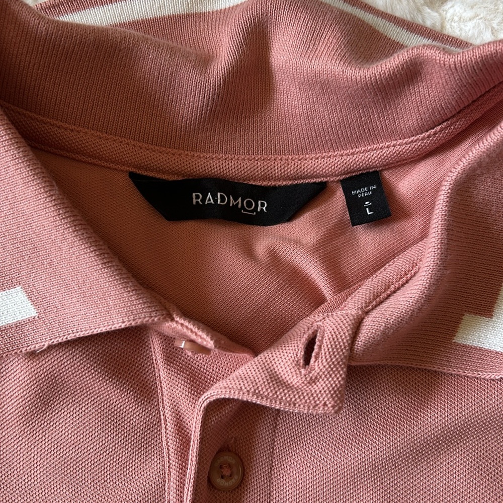 Radmor Stretch Pima Cotton Polo Size Large - Picture 5 of 7